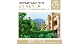 Departamento 5D 5B en Condominio / Jardín Privado / Santa Maria de Manquehue // Tomer +56991389782