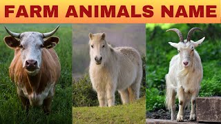 Farm Animals Names and Sounds for Kids to Learn | Learning Farm Animal Names and Sounds for Children