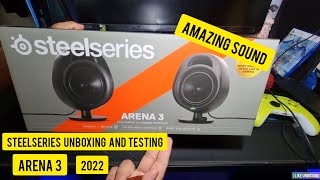 Steelseries Arena 3 Unboxing and testing (2022)