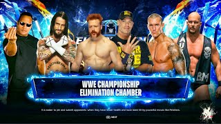 WWE Championship In 6 Man Elimination Chamber Match | WWE 2k24