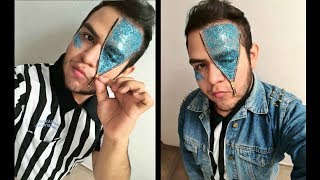 Cierre con GLITTER en 5 Minutos |⎸🎃 HALLOWEEN | Azul Cos