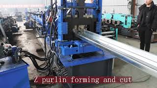 CZU purlin forming machine