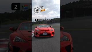 No Music Required | Lexus LFA #lexus #shorts #foryou #gt7 #ps5 #gaming #racing #sound #v10