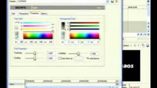 Sony Vegas Tutorial - Text effect