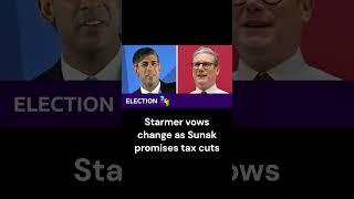 Starmer vows change as Sunak promises tax cuts  #news #study #vocabulary