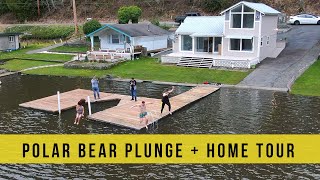 Jumping Off a Dock In The Middle of Winter | 38907 Orville Rd E | Home Tour