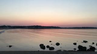 Sunrise over Swampscott and Marblehead from Lynn Beach 7.20.17