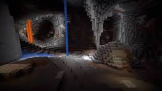 Minecraft cave noises played over pictures of Minecraft caves