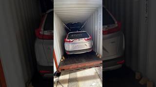 3 cars load into 40” container