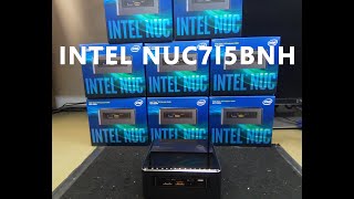 Intel NUC 7 Mini pc Unboxing Teardown