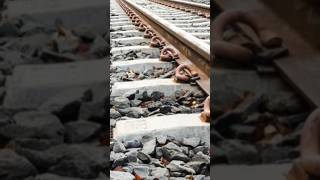 Why are stones placed on railway lines? 🛤️🛤️ 😱😱 || #shorts #viral #short #fact