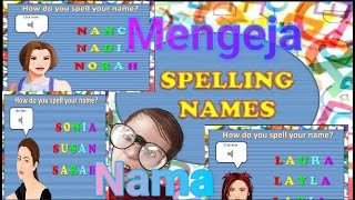 MENGEJA NAMA DALAM BAHASA INGGRIS@partonosmg3059