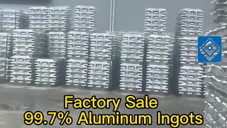 Factory Sale 99 7% Aluminum Ingots