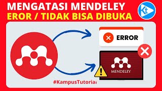 Cara mengatasi mendeley tidak bisa dibuka | Tutorial Mendeley Desktop Lengkap