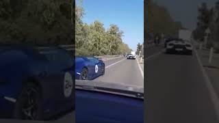 Supercar crash - Lamborghini Ferrari Maserati Porsche bmw lotus r8 GTR corvette