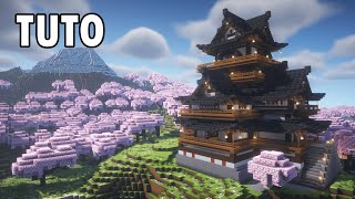 Minecraft 1.20 | Comment Construire un Grand Château Réaliste Japonais | Tutoriel 2/3