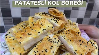 kol böreği nasıl yapılır patatesli börek💯