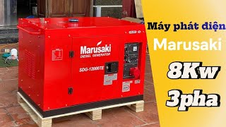 Máy Phát Điện Chạy Dầu Marusaki 8.6Kw SDG-12000TE 3 Pha