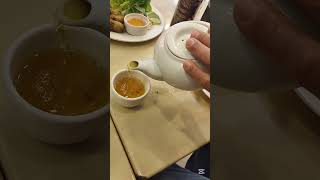 POURING JASMINE TEA! #asmr #satisfyingsounds #shorts