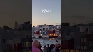 What Mykonos looks like at sunset