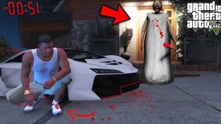 GTA 5: Franklin Escaped From Granny At 12 AM! (GTA 5 mods)