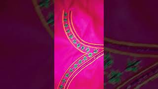 beautiful 😍❤️ back boat neck potdesign computer embroidery design #music #song #love #tamil