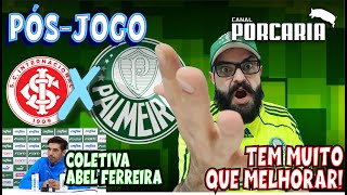 🔴#AOVIVO| PÓS-JOGO| INTERNACIONAL 1 X 1 PALMEIRAS | BRASILERÃO 2024| COLETIVA ABEL FERREIRA