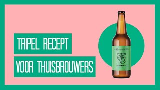 Tripel bier brouwen | Zelf een tripel brouwen, brouwinstructies voor een kruidige tripel