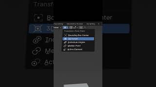 Blender Tutorial How To Change The Gizmo Not Moving With Object #blendertutorial #shorts #fix