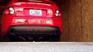 Magnaflow exhaust and kooks lt gto 2006