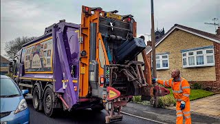 Dennis Elite 6 Bin lorry on General Waste, OZR