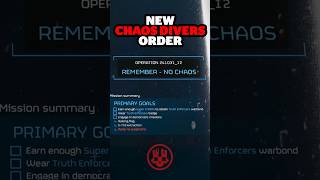 Mysterious New Order Issued by Chaosdivers