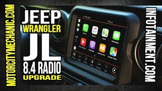 Jeep Wrangler JL 8.4 radio upgrade from Infotainment.com