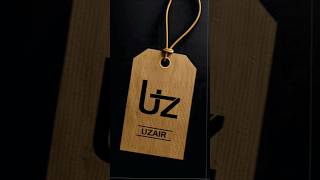 Uzair name logo design 🔥 🔥 🔥 #shorts #logodesign #coreldraw