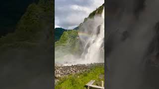 📍Nuranang WaterFall, Arunachal Pradesh🌈🏞 #waterfall #shorts #shortsvideo #mountains #rainbow #viral