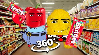 360º VR Skittles meme Spongebob 2