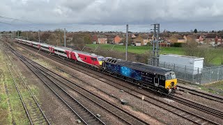 Freight variety including ROG 57 & mk4 coaches for scrap, GBRf class 66 and Colas 37 - 15/03/21