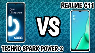 techno SPARK POWER 2 vs realme C11