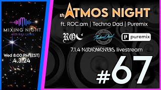 Mixing Night with Ken Lewis - ATMOS Night ft. Roc.am, Techno Dad, & Mark Abrams from Puremix 4/3/24