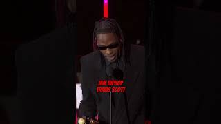 Travis grabs THE IAMHIPHOP Award at the BETHIPHOPAWARDS 2024