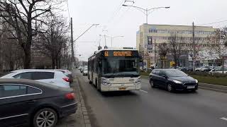 Troleibuzul Irisbus Citelis #5342 pe linia 61 plecând din stația Master