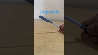 How to make a lego knife ising only 3 pieces #art #lego #tutorial #legomini #asmr #shorts