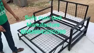 SOFA CUM BED MAC 2 SEATER FULL FRAME