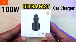 Xiaomi 100W Car Charger in INDIA 2021 | FASTEST Car Charger in the World