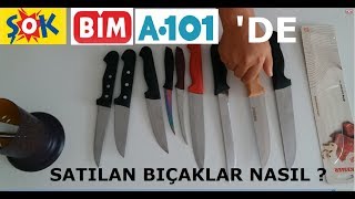 ŞOK A101 BİM de Satılan Bıçaklar Kaliteli mi Fiyatları nasıl ? | Kurban bıçakları nasıl olmalı ?