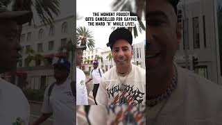 The moment Fousey gets cancelled for saying the hard 'R' while live!!  #fousey #fouseytube