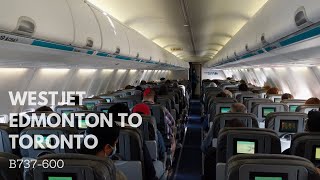 WestJet 737-600 Edmonton - Toronto Economy