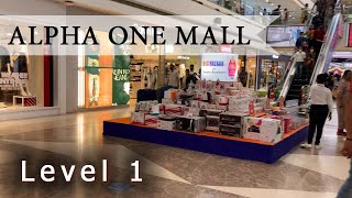 Alphaone Mall Vastrapur Ahmedabad Level 1 shops 🛍