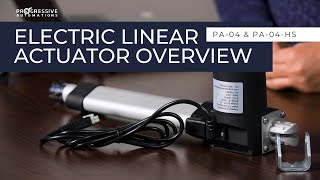 Standard Electric Linear Actuators | PA-04 & PA-04-HS Product Overview | Progressive Automations