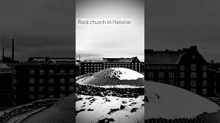 Rock church in Helsinki #rockchurch #finland #helsinki #drone #dronevideo #sky #travel #traveltips